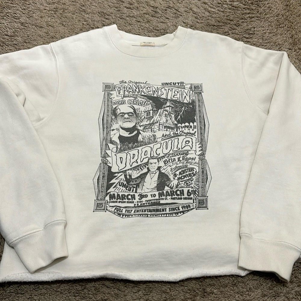 John Galt Cropped Sweatshirt
